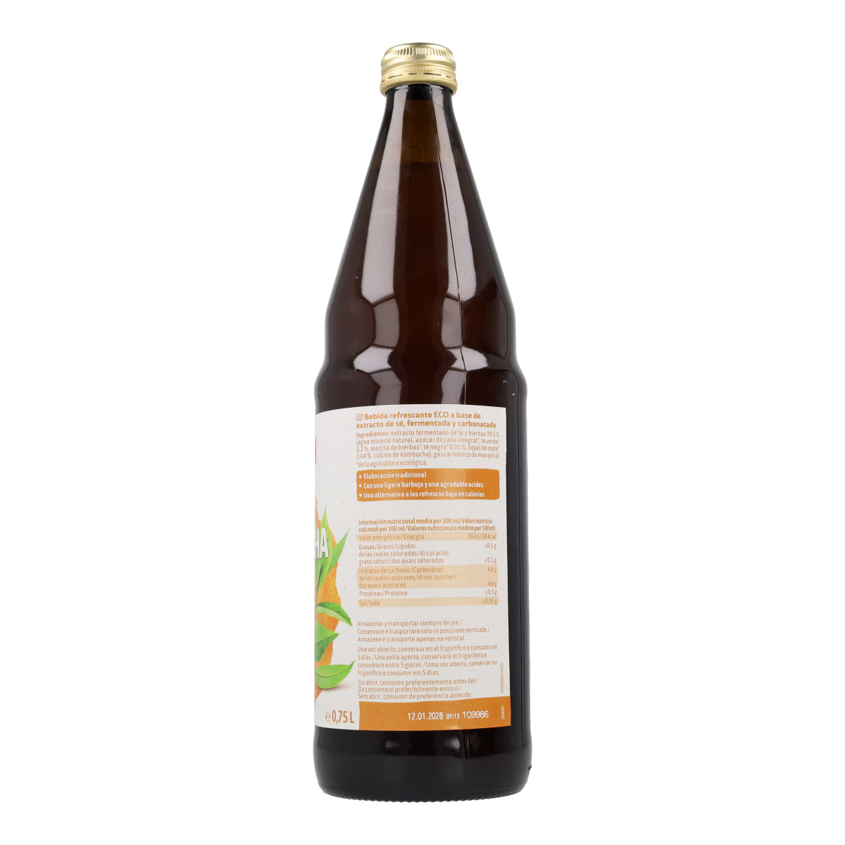Voelkel Organic Original Kombucha 750 ml