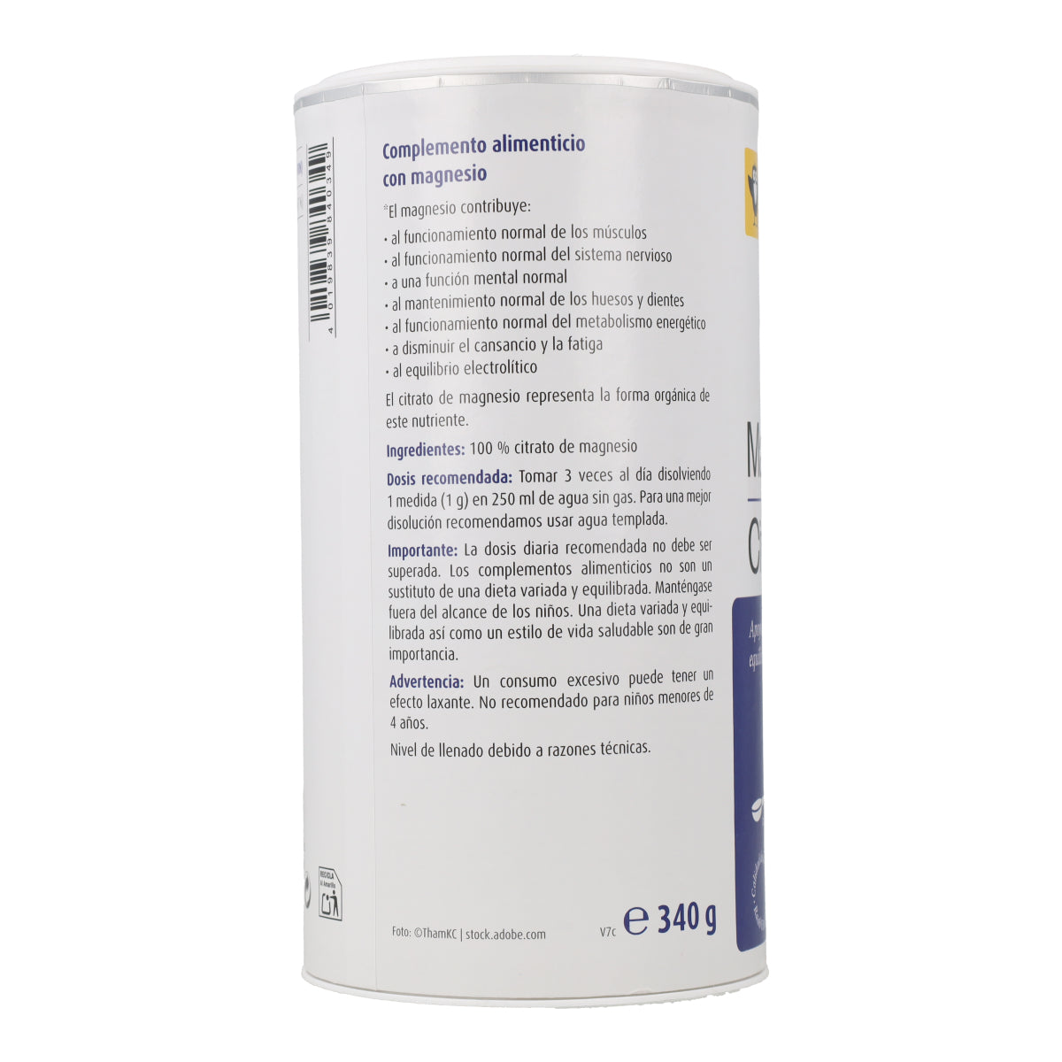 Raab Magnesium Citrate Powder 340 g