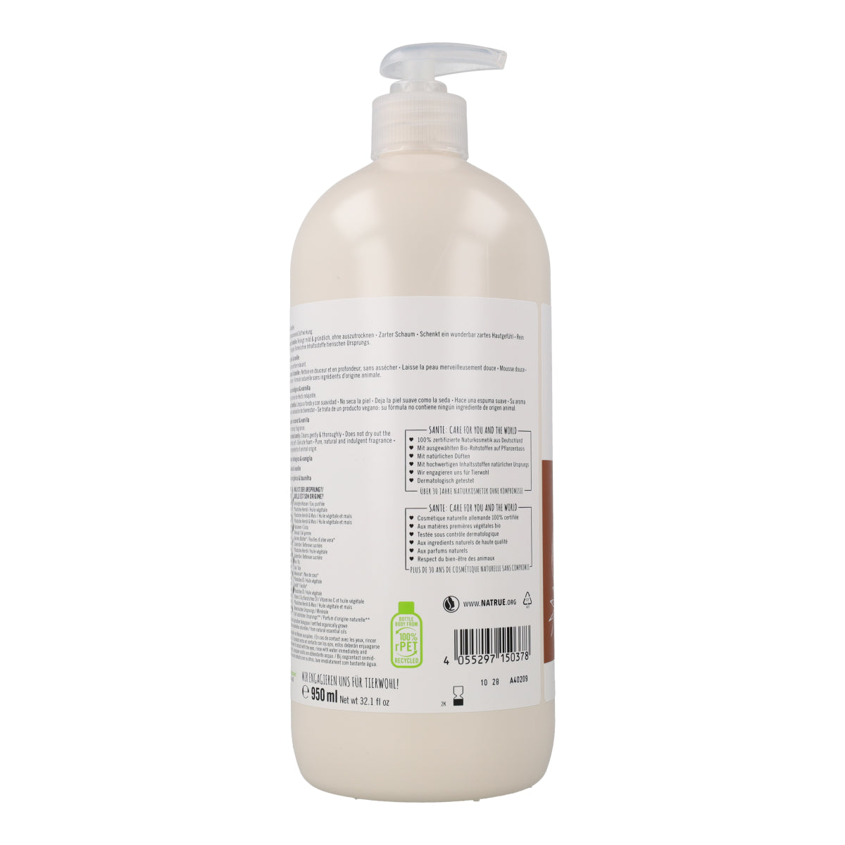 Sante Organic Coconut and Vanilla Shower Gel 950 ml