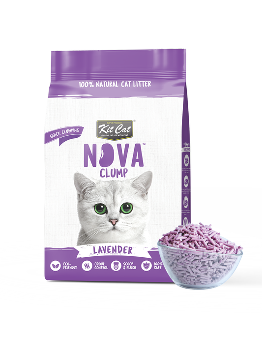 Cat Litter Kit Eco SoyaClump - Lavender 7 L Cat litter