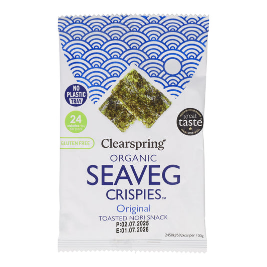 Clearspring Organic Toasted Nori Seaweed Snack 4 g