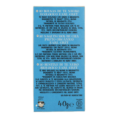 Cupper Organic Earl Grey Black Tea 20 tea bags