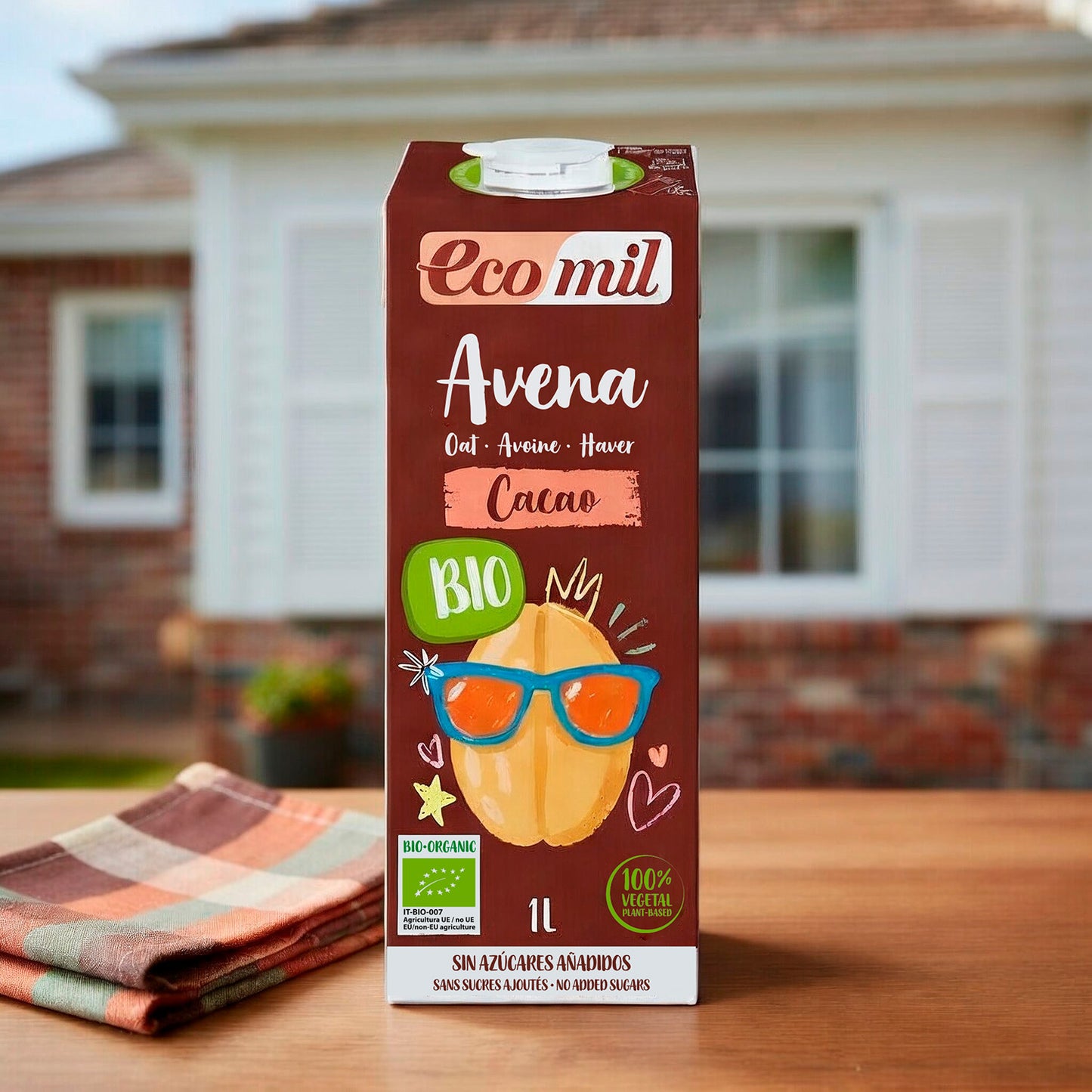 Pack of 6 x NaturGreen Chocolate Oat Drink 1 L