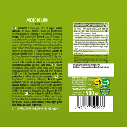 NaturGreen Organic Linseed Oil 500 ml