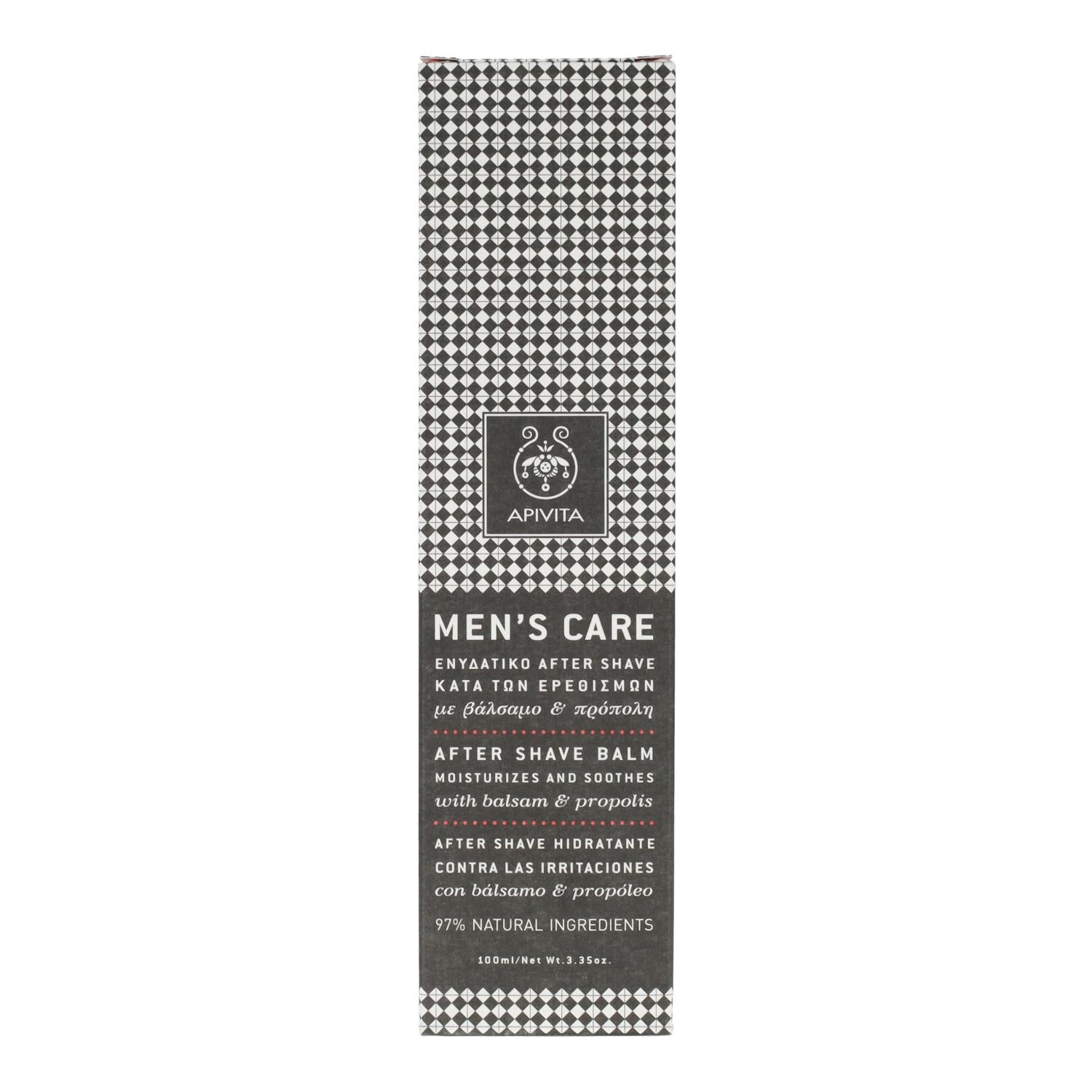 After Shave Hidratante contra Las Irritaciones con Propóleo Apivita 100 ml