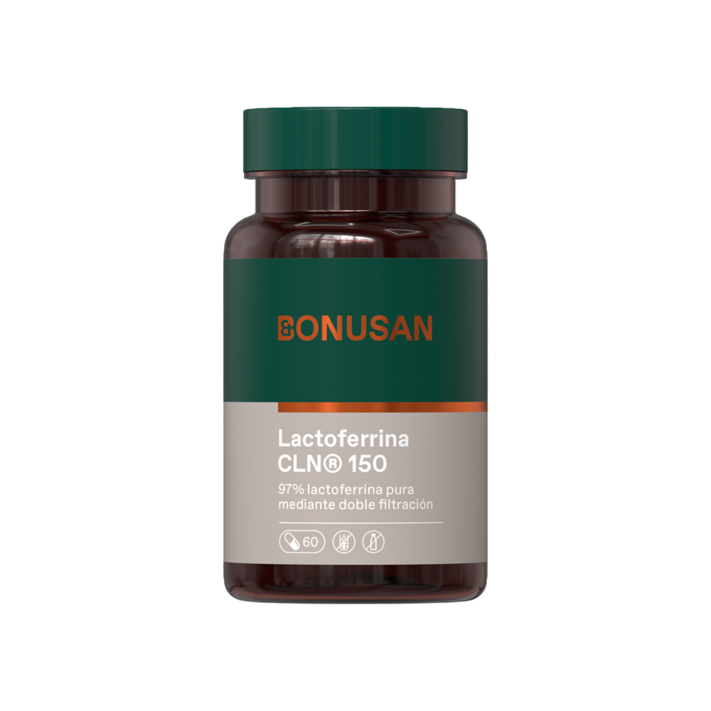 Pack 2x Lactoferrina 150 mg, Bonusan, 60 cápsulas vegetales