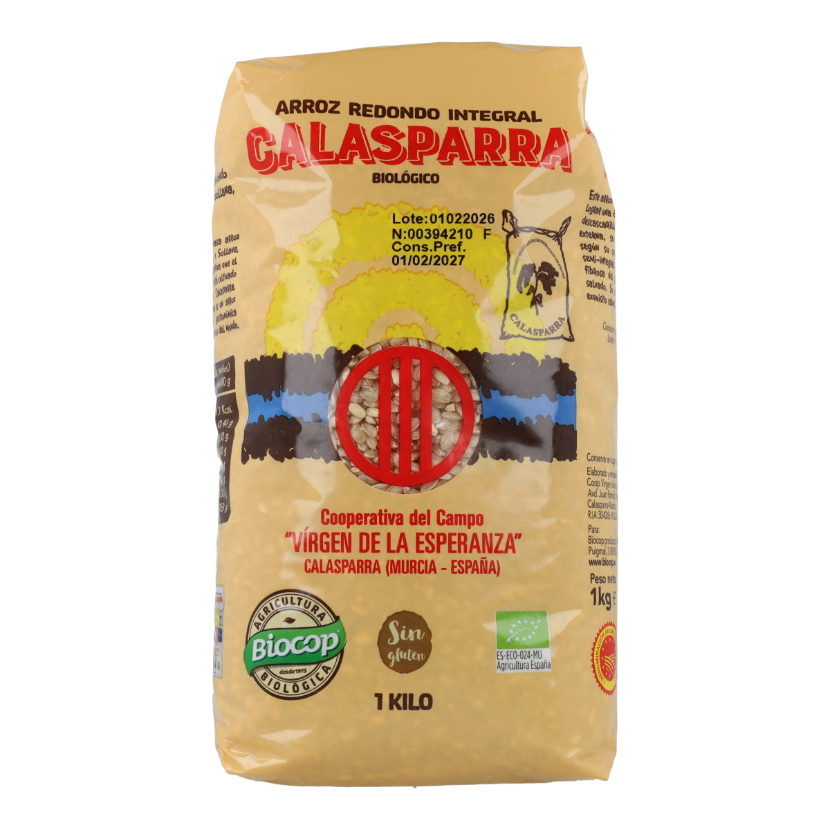 Calasparra brown rice Biocop 1 kg
