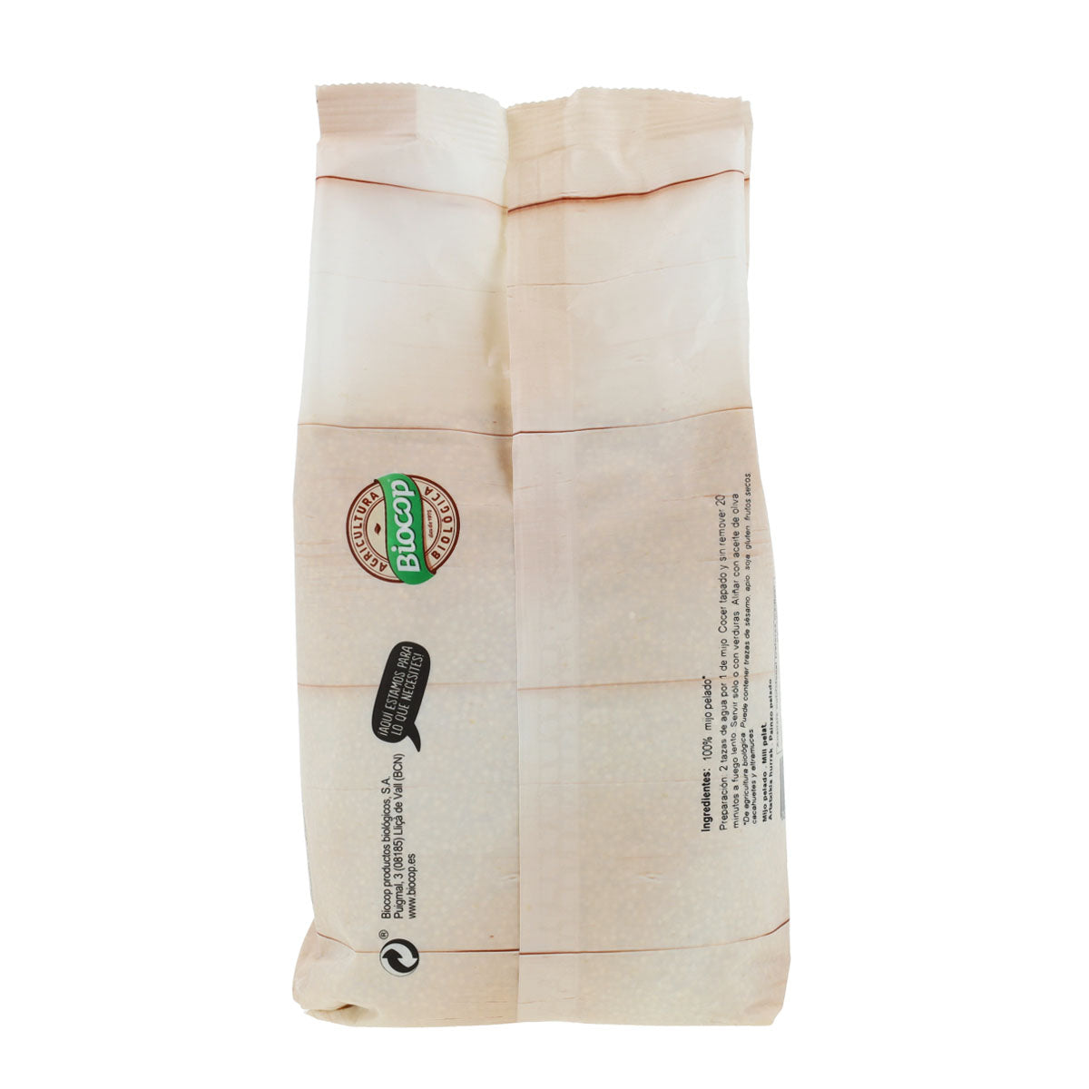 Organic Hulled Millet Biocop 850 g