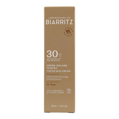 Beige SPF30 Facial Sunscreen Cream Alga Maris 50 ml