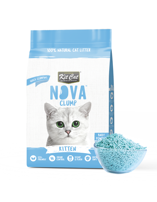 Eco SoyaClump Cat Litter Kit - Kitten Baby Powder 7 L Cat litter