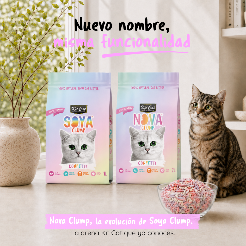Eco SoyaClump Cat Litter Kit - Confetti 7 L Cat litter