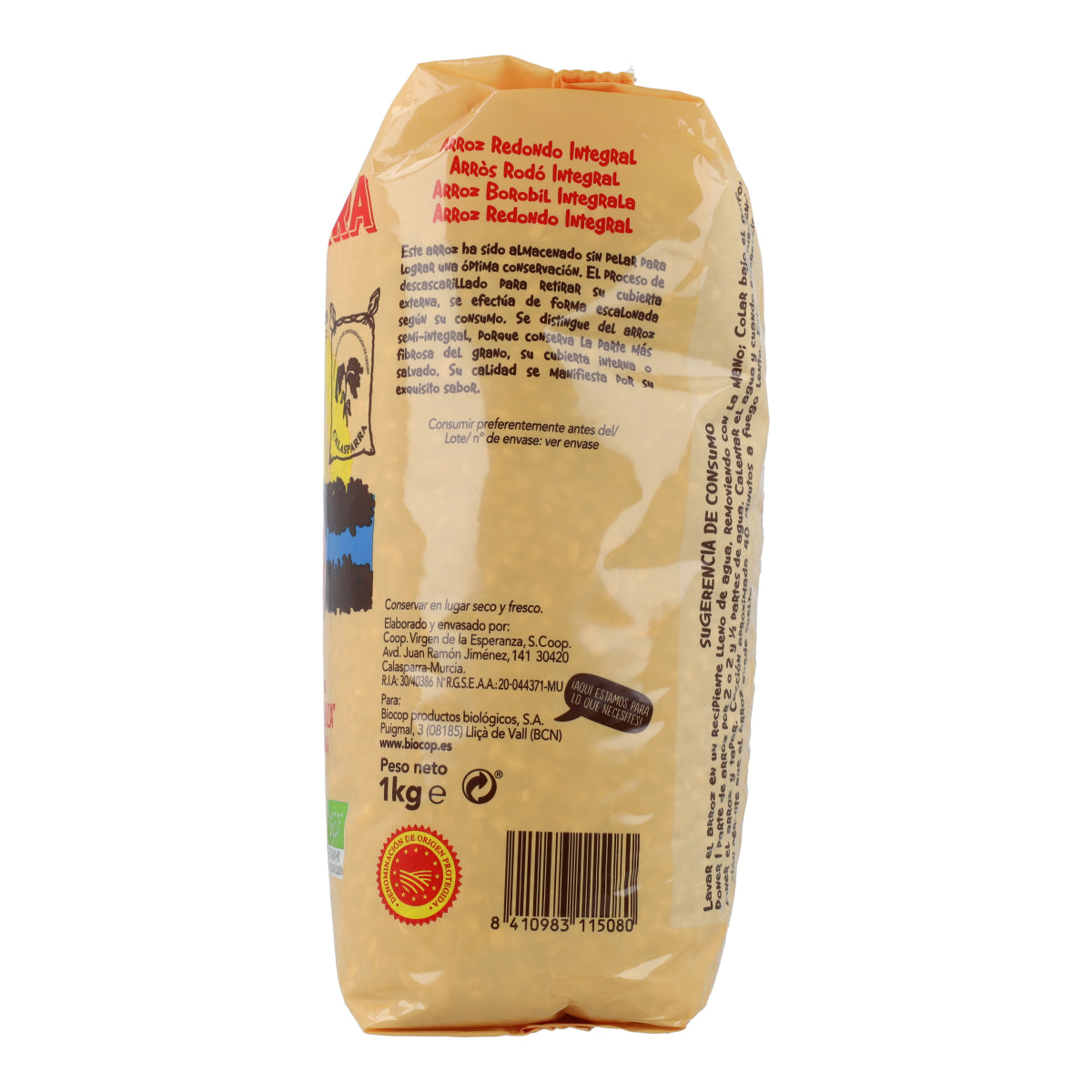 Calasparra brown rice Biocop 1 kg