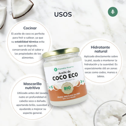 FBA Aceite de coco ECO Planeta Huerto 430 ml