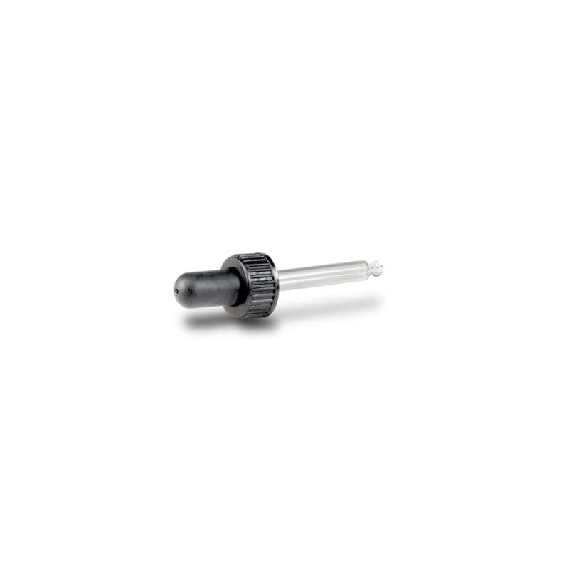 Pipeta cuentagotas Negra para botella ambar, Camassia  10 ml