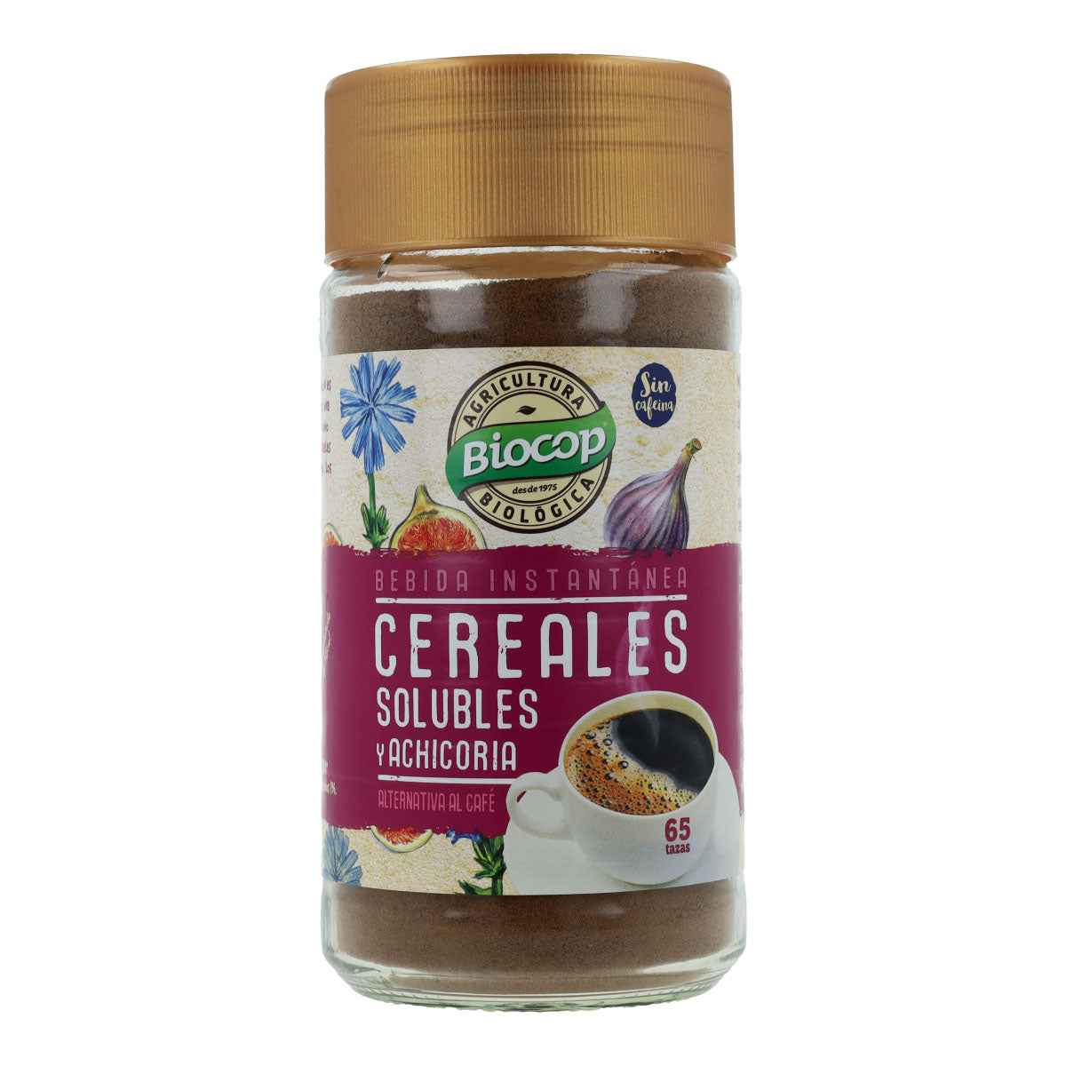 Organic Cereal, Fig and Chicory Coffee Biocop, 100 g