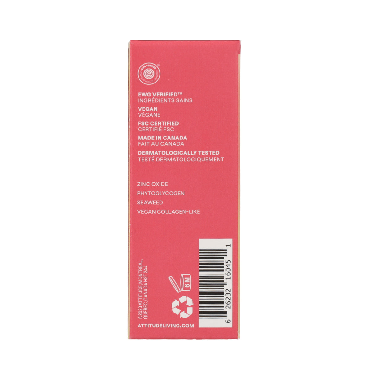 Oceanly - PHYTO-SUN Tinted Lip Balm SPF 30 - Baby Rose, Attitude, 8.5g