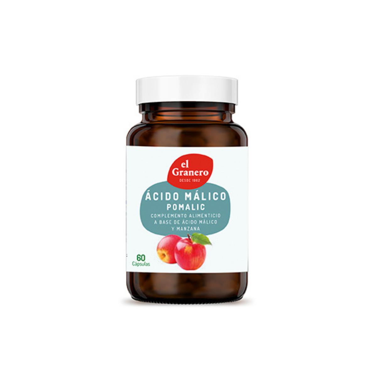 Pomalic (Ácido Málico) El Granero, 60 cap. 650 mg