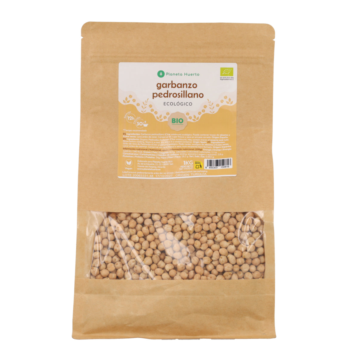 Chickpea Pedrosillano ECO Planeta Huerto