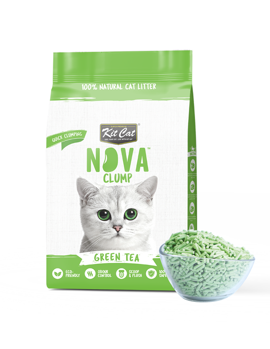 Kit Cat Eco SoyaClump Litter - Green Tea 7 L Cat litter