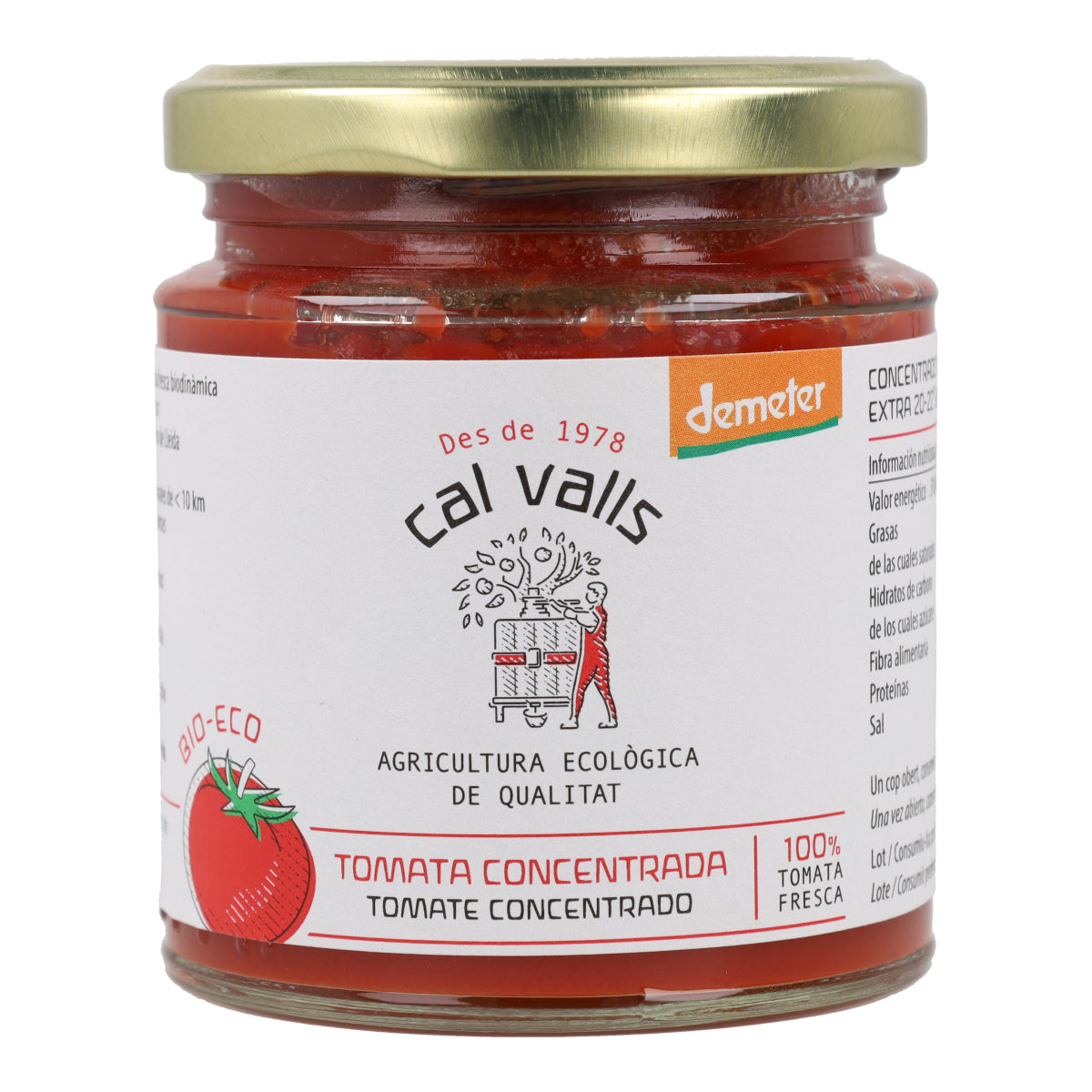 Cal Valls Organic Tomato Concentrate, 250 g