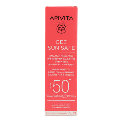 Hydra Sensitive SPF50 Soothing Sunscreen Apivita 50 ml