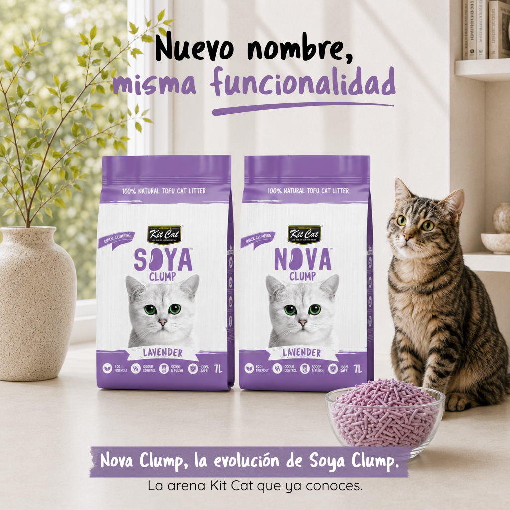 Cat Litter Kit Eco SoyaClump - Lavender 7 L Cat litter