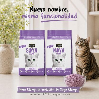 Cat Litter Kit Eco SoyaClump - Lavender 7 L Cat litter