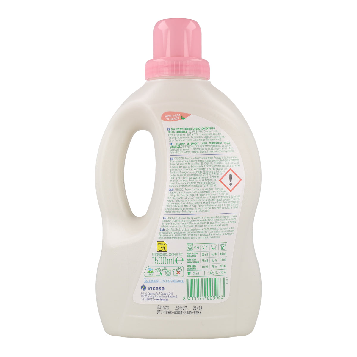 Mimidu ECO Liquid Detergent for Sensitive Skin, 25 doses