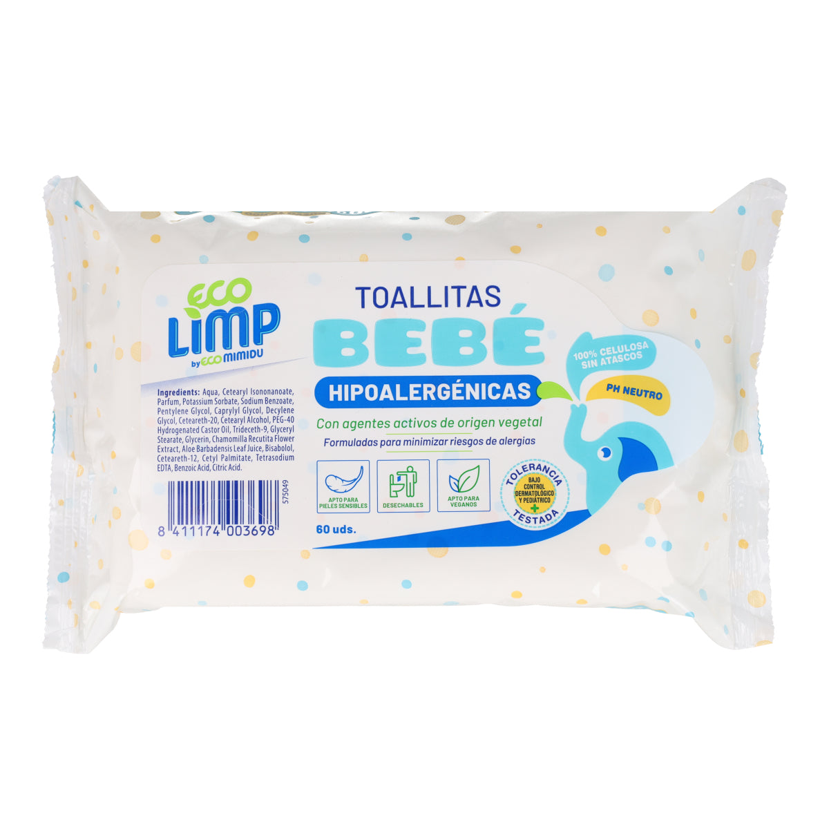 Mimidu ECO Baby Wipes 60 Units