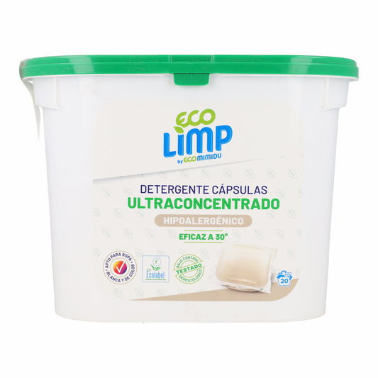 Mimidu ECO Ultra-concentrated detergent capsules, 20 doses