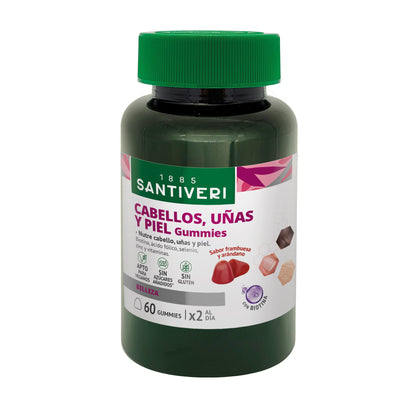 SantiverI chewable gummies for hair, nails and skin 60 gummies 162 g