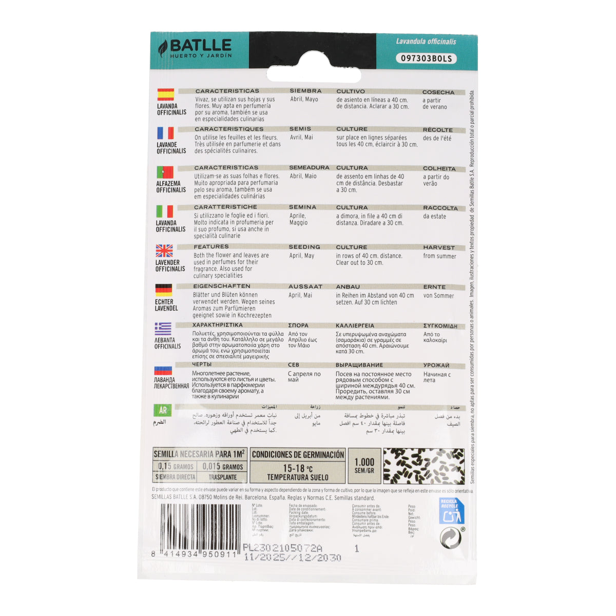 Batlle Lavender Seeds