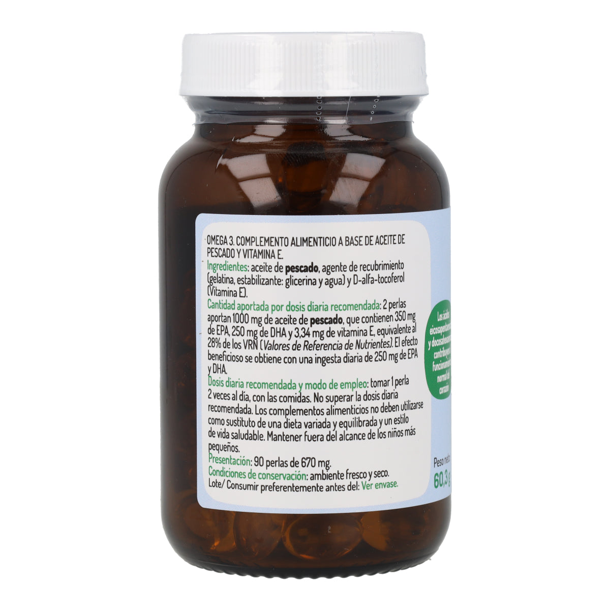Omegran 3 Plus El Granero 90 capsules 705 mg