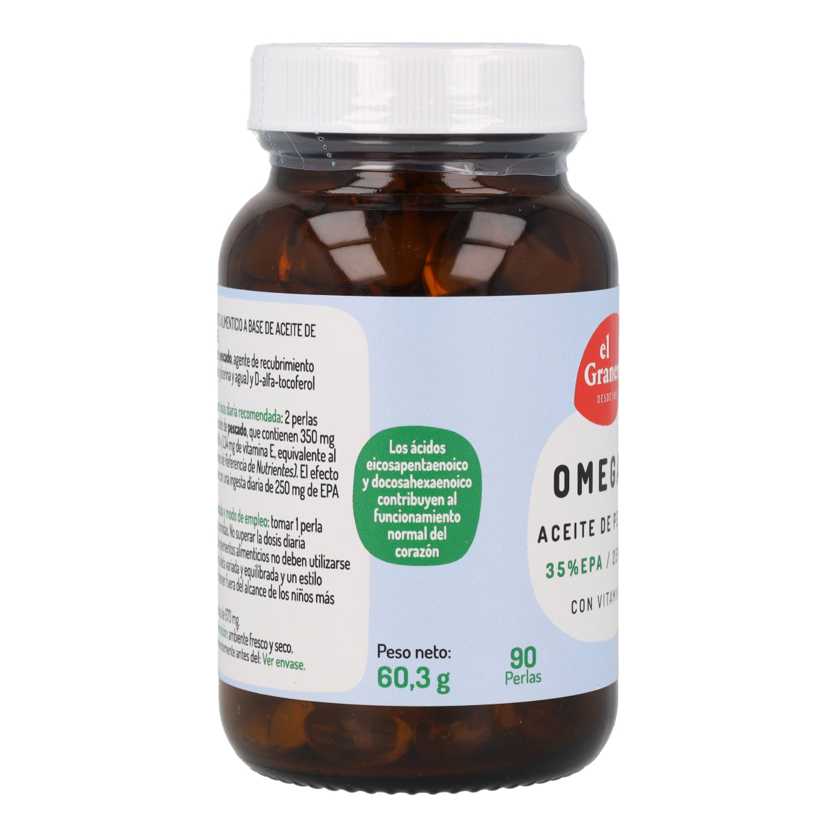 Omegran 3 Plus El Granero 90 capsules 705 mg