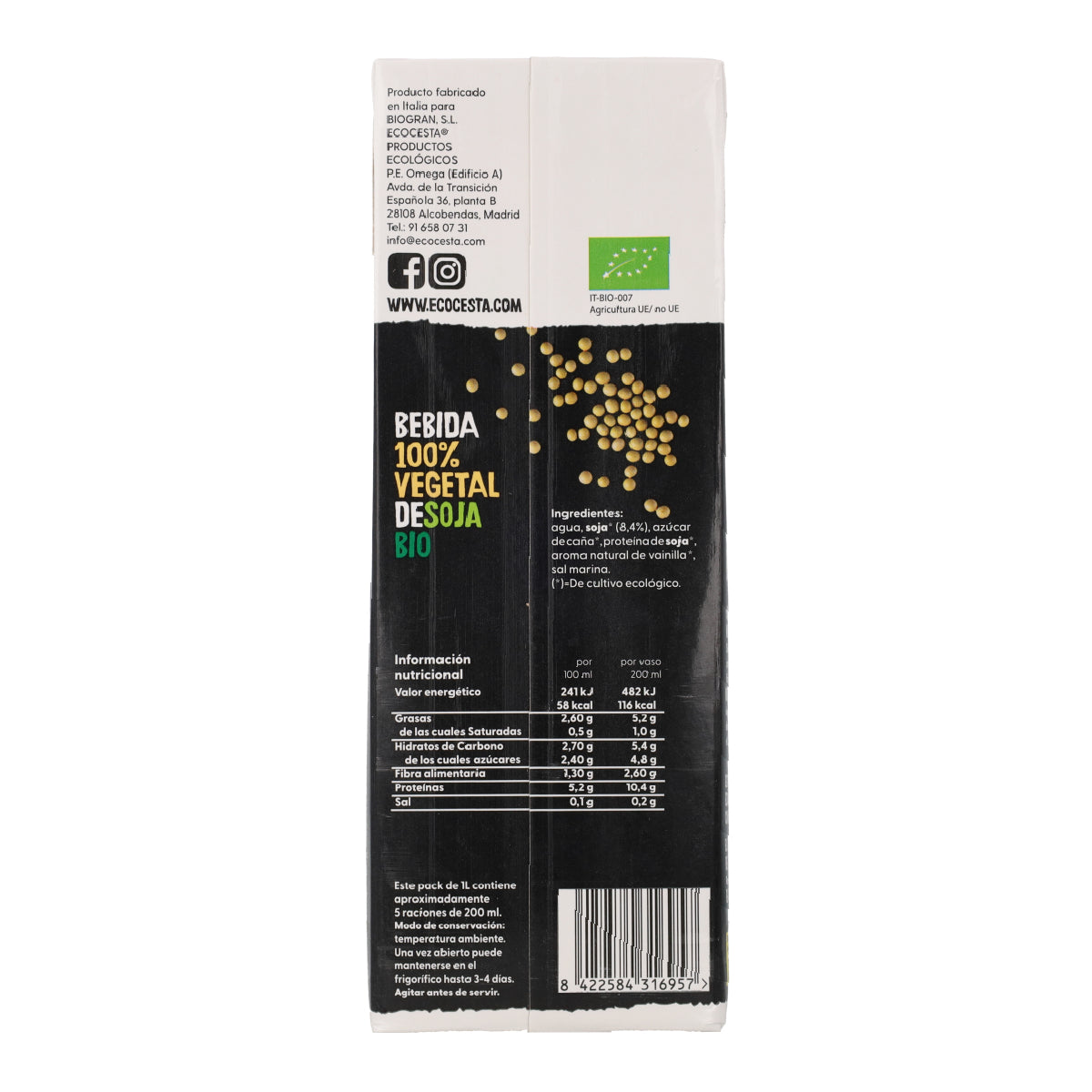 Bio Ecocesta Protein Plus Vegetable Drink 1L