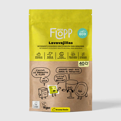 Flopp ECO Dishwasher Gel 40 capsules