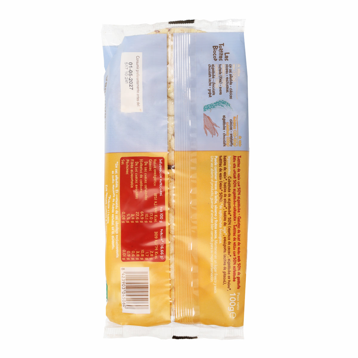 Biocop Carob Corn Pancakes 100 g