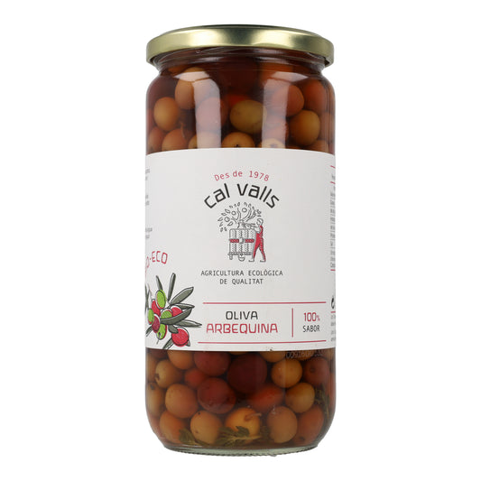Cal Valls Organic Arbequina Olives 720 g
