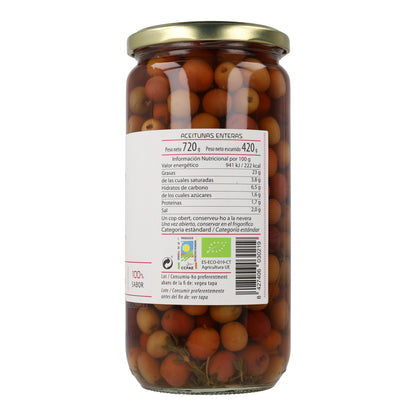Cal Valls Organic Arbequina Olives 720 g