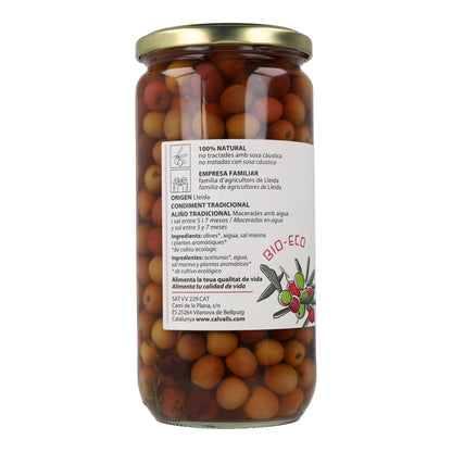 Cal Valls Organic Arbequina Olives 720 g
