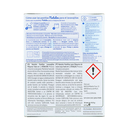 Pack 10x Eco Pastillas 6 en 1 Lavavajillas, Natulim, 30 unidades