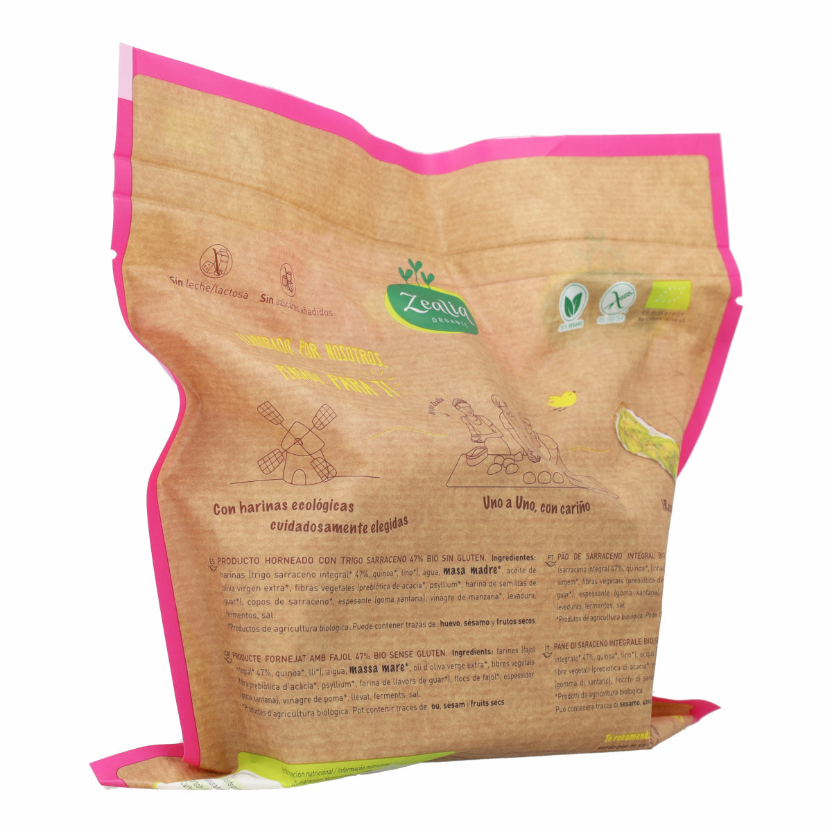 Zealia Organic Gluten-Free Wholemeal Buckwheat Bread 330 g