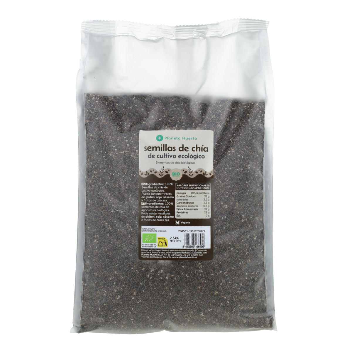 Chia seed ECO Planeta Huerto 2,5 kg