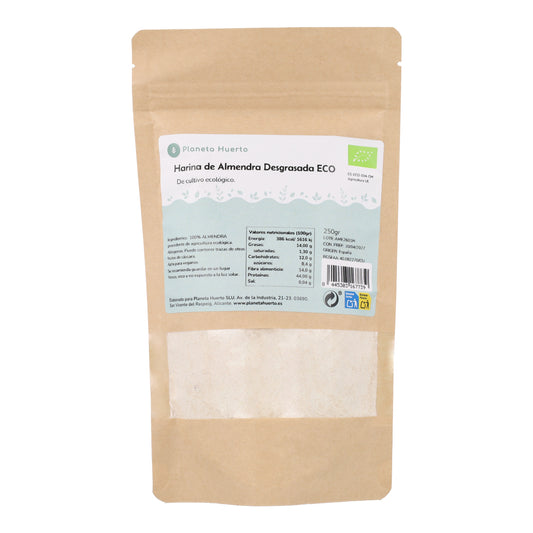 Defatted almond flour (Almond protein) ECO Planeta Huerto 250 g