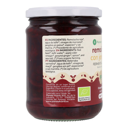 Fermented beetroot with ginger Eco Planeta Huerto 420 g