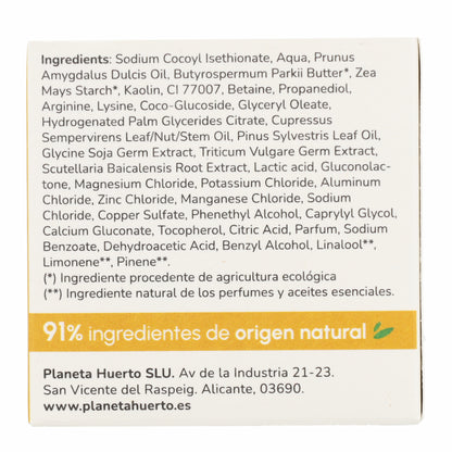 Solid Strengthening Shampoo with Amino Acids Planeta Huerto 85 g