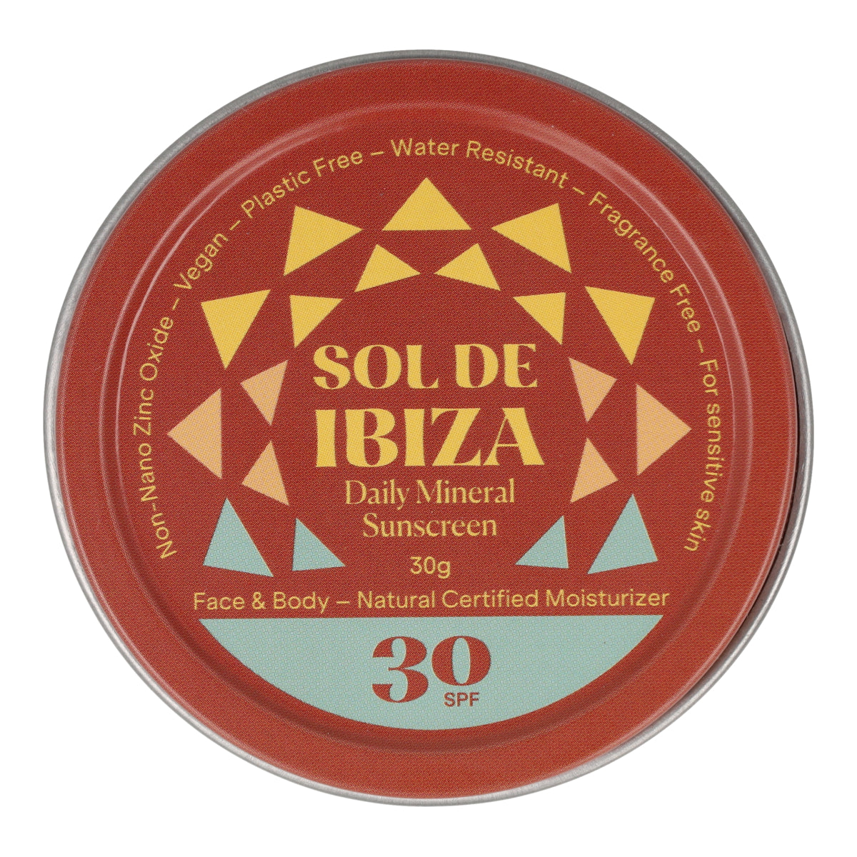 Sol de Ibiza SPF30 Sun Cream Tin 30 g