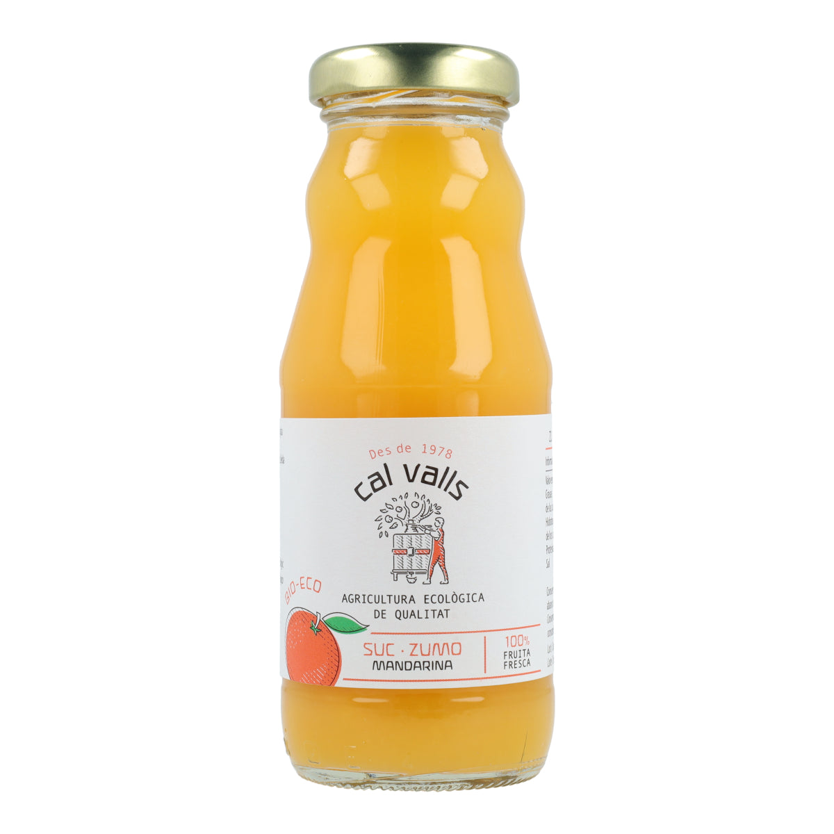 Cal Valls Organic Mandarin Juice 200 ml