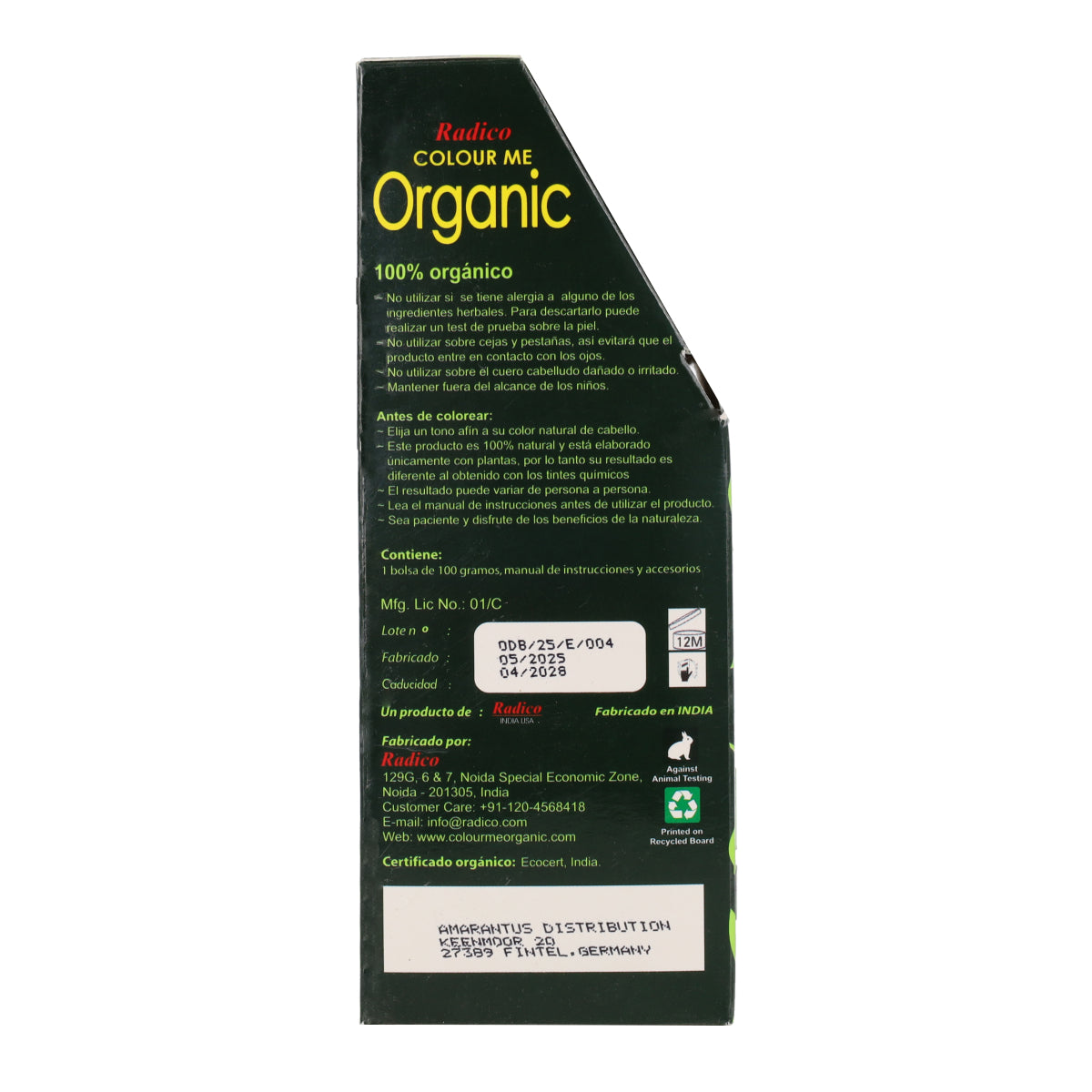 Radico Dark Brown Vegetable Hair Dye 100 g