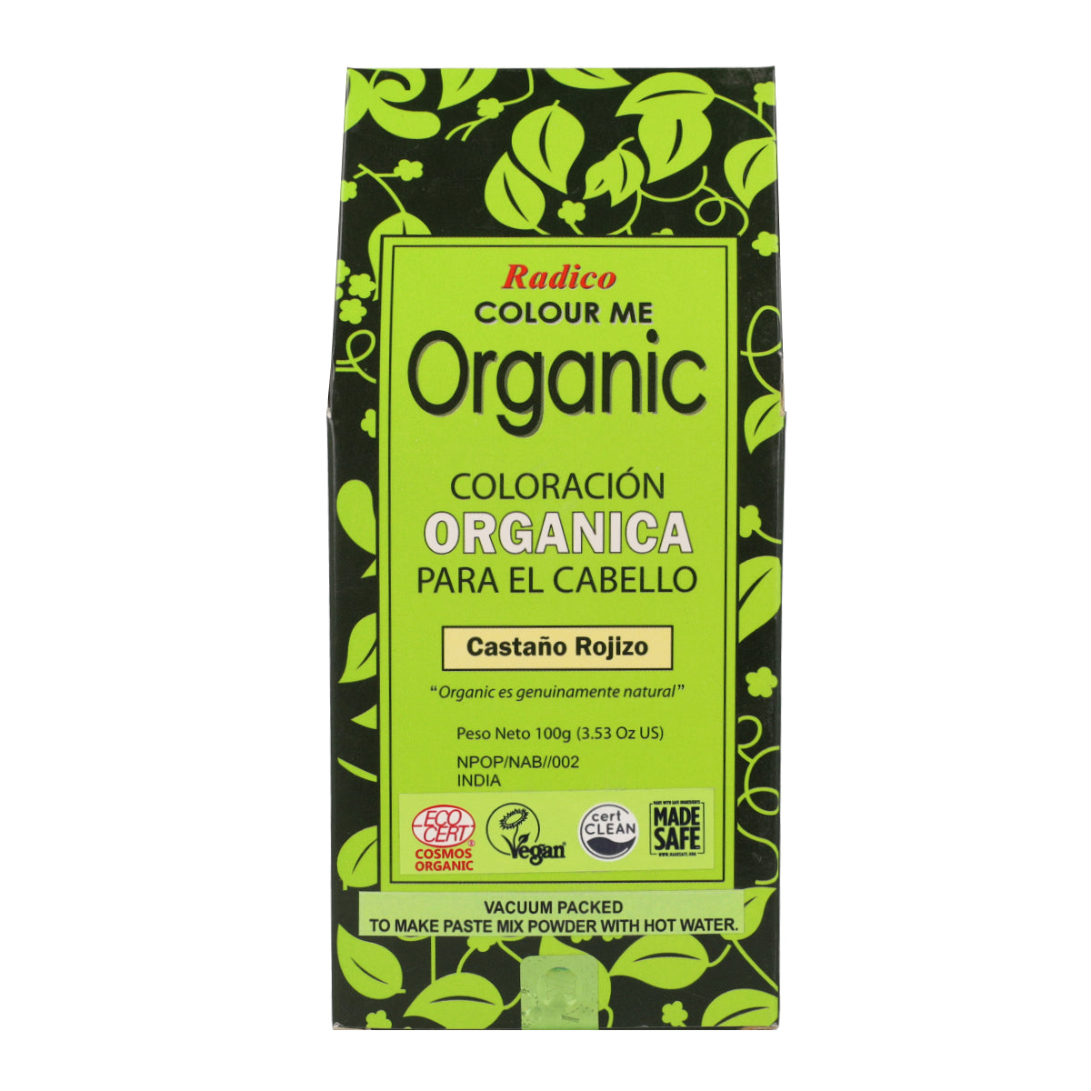 Radico reddish brown vegetable hair dye 100 g